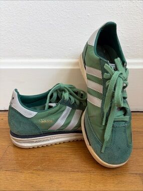adidas SL 72 Green & White Retro Sneakers